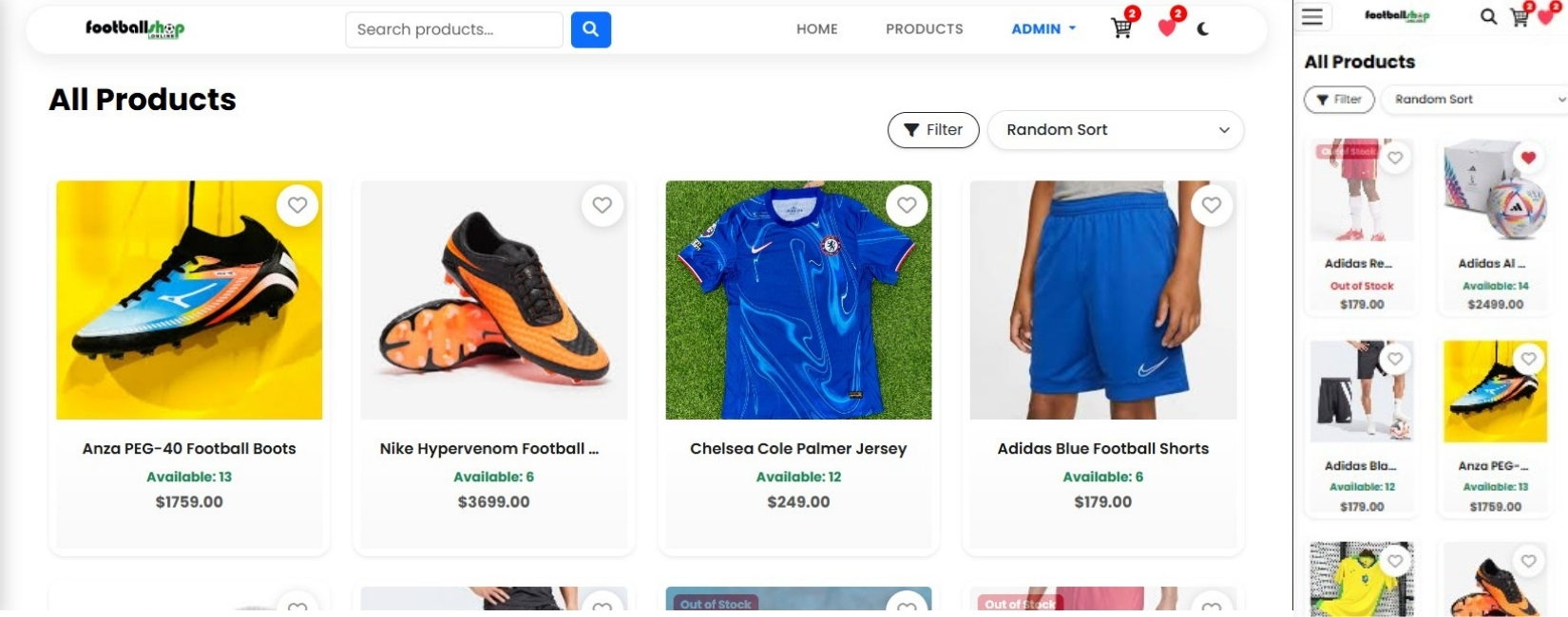 Ecommerce Web App by Ajmal Mubarak